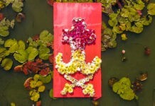 У Вінниці в ресторані «Вінницька реберня» вперше створили плавучий герб міста. ФОТО