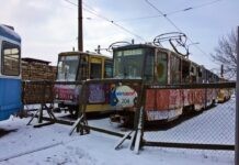 У Вінниці утилізують двадцять трамваїв та причіпних вагонів. Фоторепортаж
