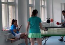 У Вінниці переселенцям пропонують безкоштовні тренування з бадмінтону