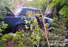 На Вінниччині водій «ВАЗ» врізався в дерево, постраждали двоє пасажирів