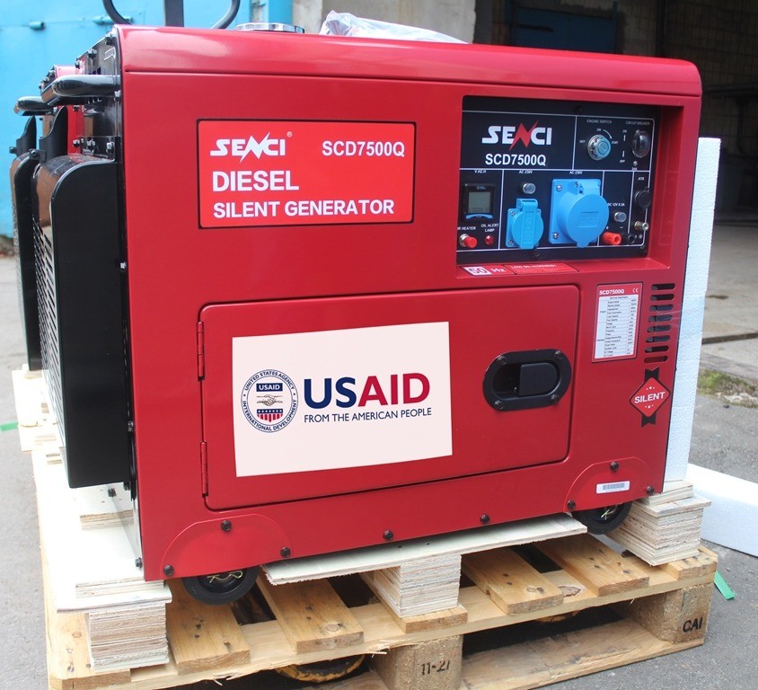 USAID передала «Вінницяміськтеплоенерго» 32 генератори і екскаватор