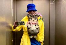 Вінницька майстриня подарувала которюкзак відомому німецькому стилісту Франку Пітеру Вайлду