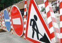 У Вінниці на місяць перекриють рух транспорту на ділянках двох вулиць тимчасово обмежено рух транспорту