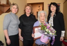 У Вінниці зі 100-річним ювілеєм привітали Заслужену вчительку України з фізвиховання Ніна Сердечна 100-років