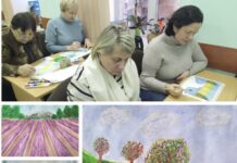 У Вінницькому територіальному центрі працює гурток з малювання вік таланту - не завада