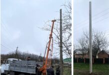 У Вінницьких Хуторах прокладають вуличне освітлення на ділянці в понад два кілометри вуличного освітлення