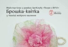 Виготовлення квітки-брошки: вінничан та гостей міста запрошують на майстер-клас майстер-клас