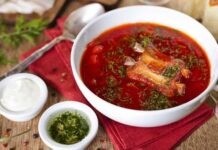 Насичено-червоний, наваристий і запашний: рецепт українського борщу по-вінницьки Борщ по-вінницьки