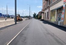 У Вінниці на вулиці Батозькій облаштовують тротуари та велодоріжки на вулиці Батозькій