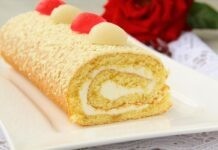 Пісний банановий рулет Банановий рулет