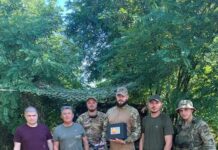 Волонтери та громадська організація “Ми – Вінничани” доставили нацгвардійцям дрони, тепловізори та смаколики відвідали нацгвардійців