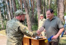 У Вінниці з п’ятою річницею з дня заснування привітали 120 бригаду ТРО