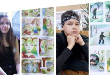 На міжнародному конкурсі малюнків «Українська міфологія» юні вінничани здобули перемогу Софія Демидюк та Макар Гевлич