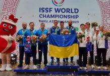 Золото в Азербайджані: вінничани Даніленко та Гончарова на вершині світового змагання з кульової стрільби Данило Даніленко та Валентина Гончарова