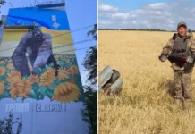 Вінниця відзначає подвиг морського піхотинця муралом на стіні будинку Максим Несеверенко