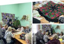 У Вінниці майстрині 60+ створюють стильні жилети зі старих хусток апсайклінг жилети на холодну пору року