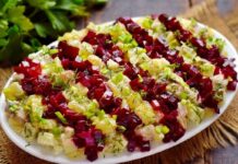 Норвезький салат з оселедцем Норвезький салат