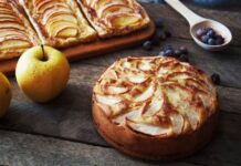 Рецепт яблучного пирога на кефірі Яблучний пиріг