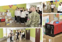 Вінницькі учні ліцею №10 передали військовим дві автономні системи опалення Учні ліцею №10 Вінниці