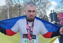 Український ветеран Роман Кашпур пробіг два марафони за сім днів на протезі Роман Кашпур