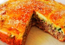 Пиріг з м’ясом смачна та ситна страва