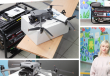 Вінницька вчителька придбала захисникам квадрокоптер та генератор