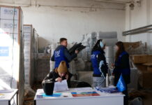 Вінниччина: Переселенці з Бахмуту отримали гуманітарну допомогу від Міжнародної організації з міграції та USAID