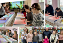 У Вінниці для дітей, яких виховують опікуни організовують заняття з пісочної анімації