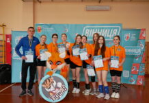 Всеукраїнська шкільна ліга «Пліч-о-пліч». У Вінниці визначились переможці у міському змаганні з волейболу серед дівчат