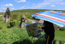 Мальовнича Буша та Лядівський скельний монастир: Учасники пленеру «Кращий художник» писали неймовірну красу Вінниччини