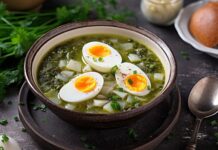 Весняний зелений борщ: традиційний рецепт української кухні Зелений борщ