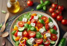Літній салат з сиром та базиліком: легкий і свіжий рецепт