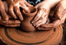 На Вінниччині для військовослужбовців влаштували майстер-клас з глинотерапії