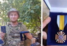 Знаком «За службу та звитягу III ступеня» нагородили бійця з Вінниччини
