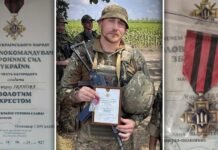 Бійця з Вінниччини нагородили нагрудним знаком «Золотий хрест»