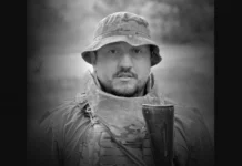 На щиті вінничанин Роман Громлюк