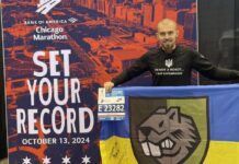 Ветеран Роман Кашпур з Вінниччини підкорив марафон у Чикаго