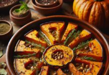 Спробуйте новий осінній смак: запечений гарбуз із часником Запечений гарбуз із часником