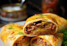 М’ясний рулет з лаваша і сиру