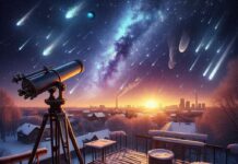 Астрономічні явища січня: метеорний дощ, комета та рідкісні події