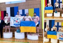 Спортсмени з Вінниці зайняли перше місце на турнірі з сумо в Естонії