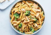 Дієтична паста з курячою грудкою