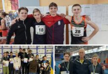 Вінницькі легкоатлети вибороли золото в естафетному бігу на чемпіонаті України з легкої атлетики