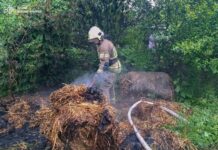 На Вінниччині за добу сталися чотири пожежі у приватному секторі