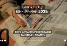 Ринок праці Вінниччини 2025: кого шукають роботодавці та скільки платять?