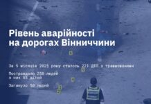 За п’ять місяців на дорогах Вінниччини загинули 50 людей