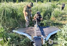 Вибухотехніки поліції Вінниччини з початку липня п’ять разів виїжджали на місця падіння ворожих дронів і ракет