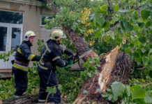 На Вінниччині рятувальники ліквідували наслідки негоди: 21 виїзд за добу
