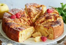 Ароматна шарлотка з яблуками