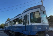 До Вінниці прибув 48-й швейцарський трамвай із Цюриха